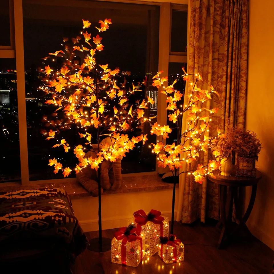 CCLIFE DIY Tools arbre lumineux LED blanc chaud 180cm 160 LED