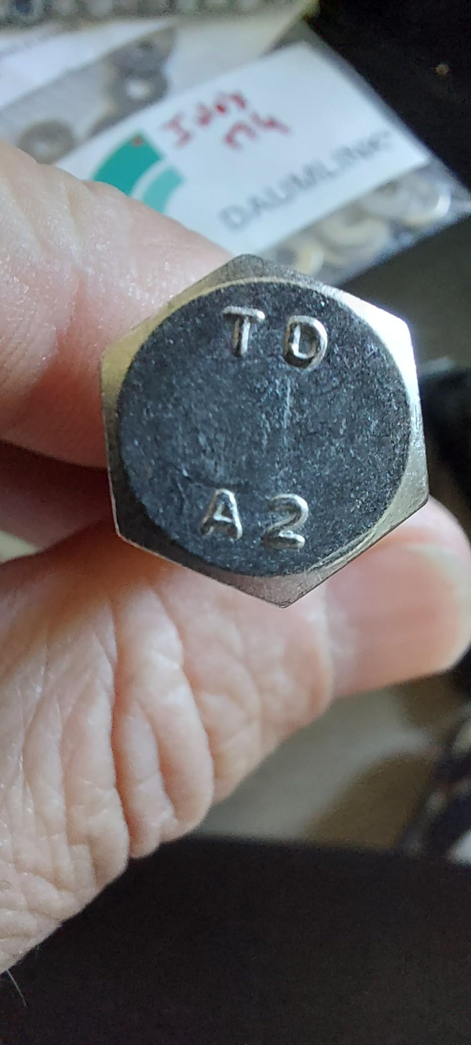 DAUMLINK Vis tirefond M8x50 inox A2 lot 25 bois