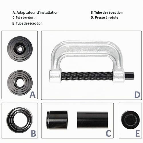CCLIFE 10 pièces presse rotules 4-en-1 cadre en C + coffret