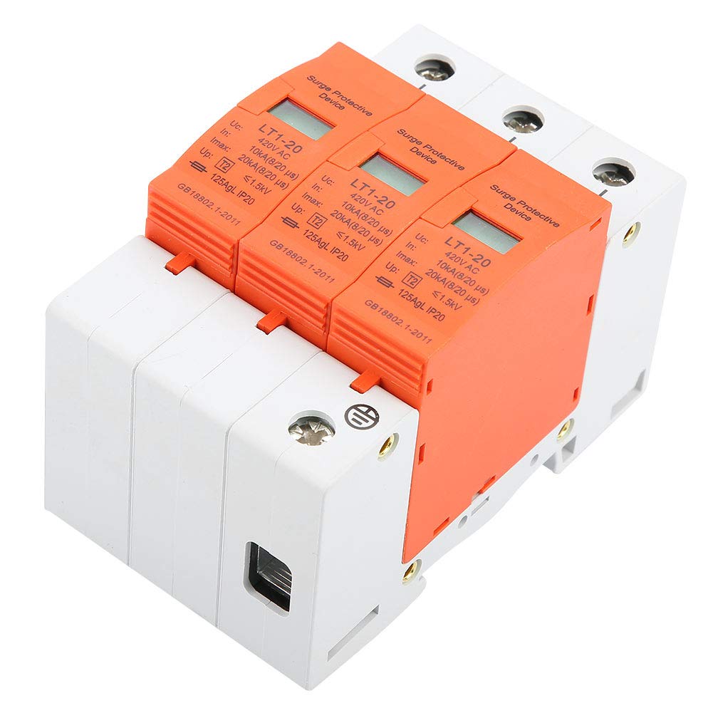 Jadeshay Installation Électrique Parafoudre 3P 20kA 420V