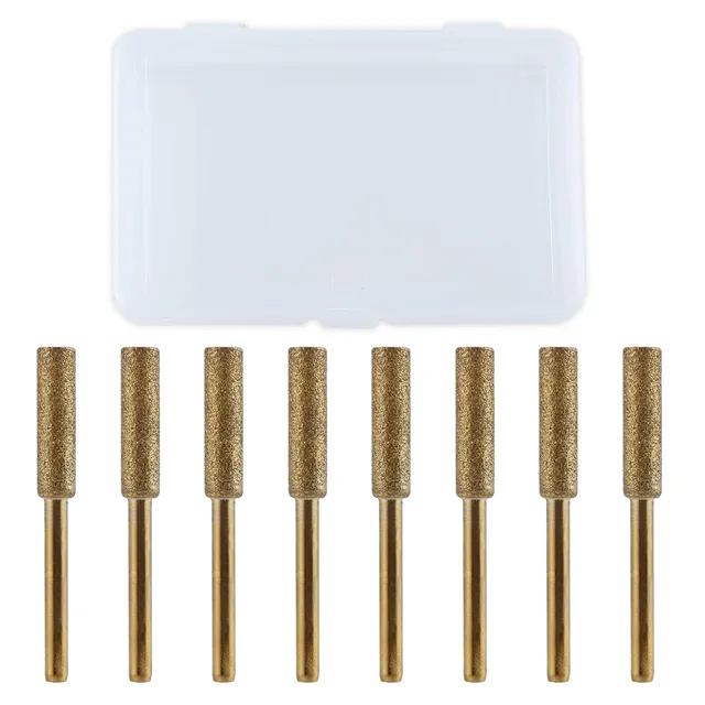 LEONTOOL Lime Diamant Tronçonneuse 4,8 mm Doré 8 Pièces