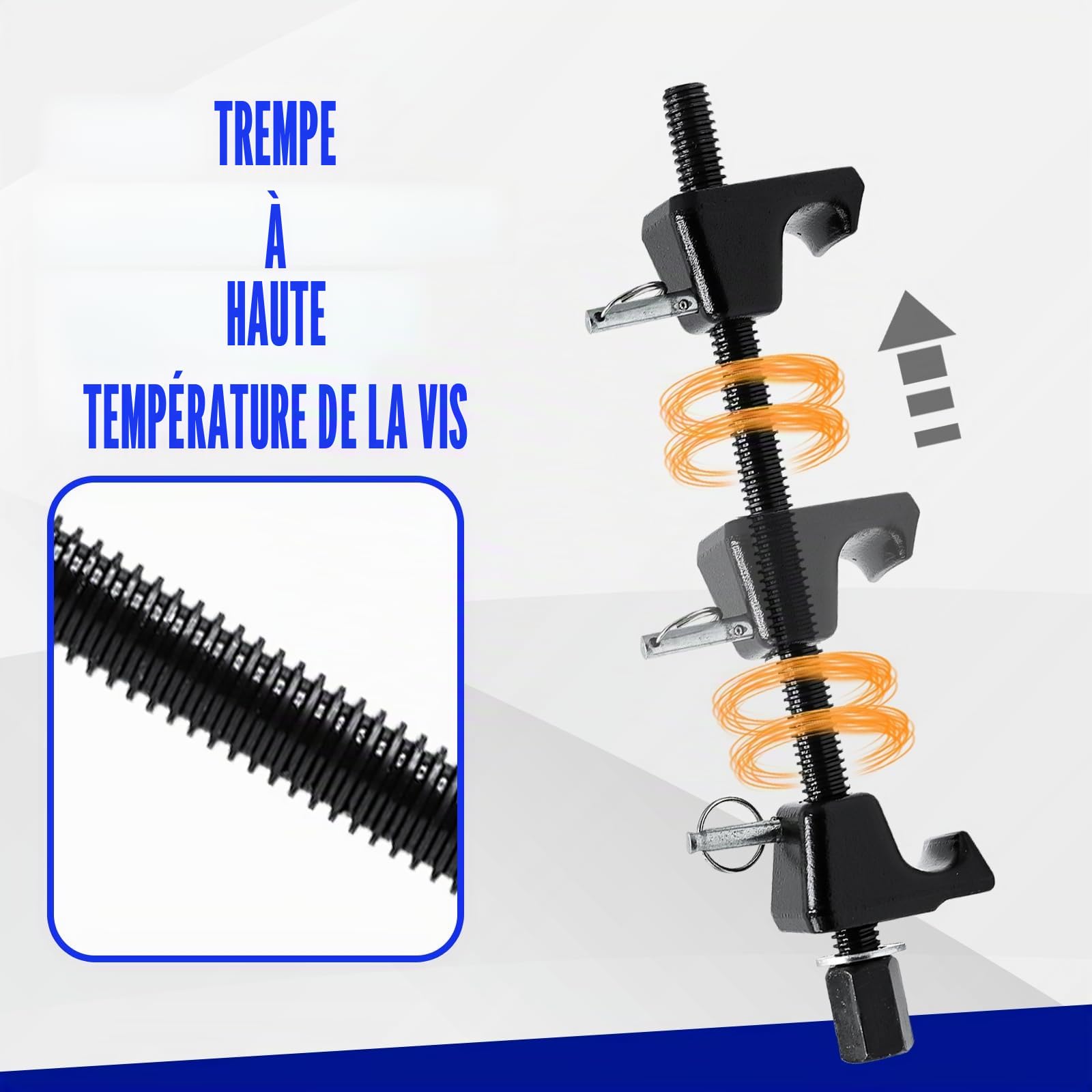 CCLIFE Spring Compressor compresseur ressort 320mm 2 pièces