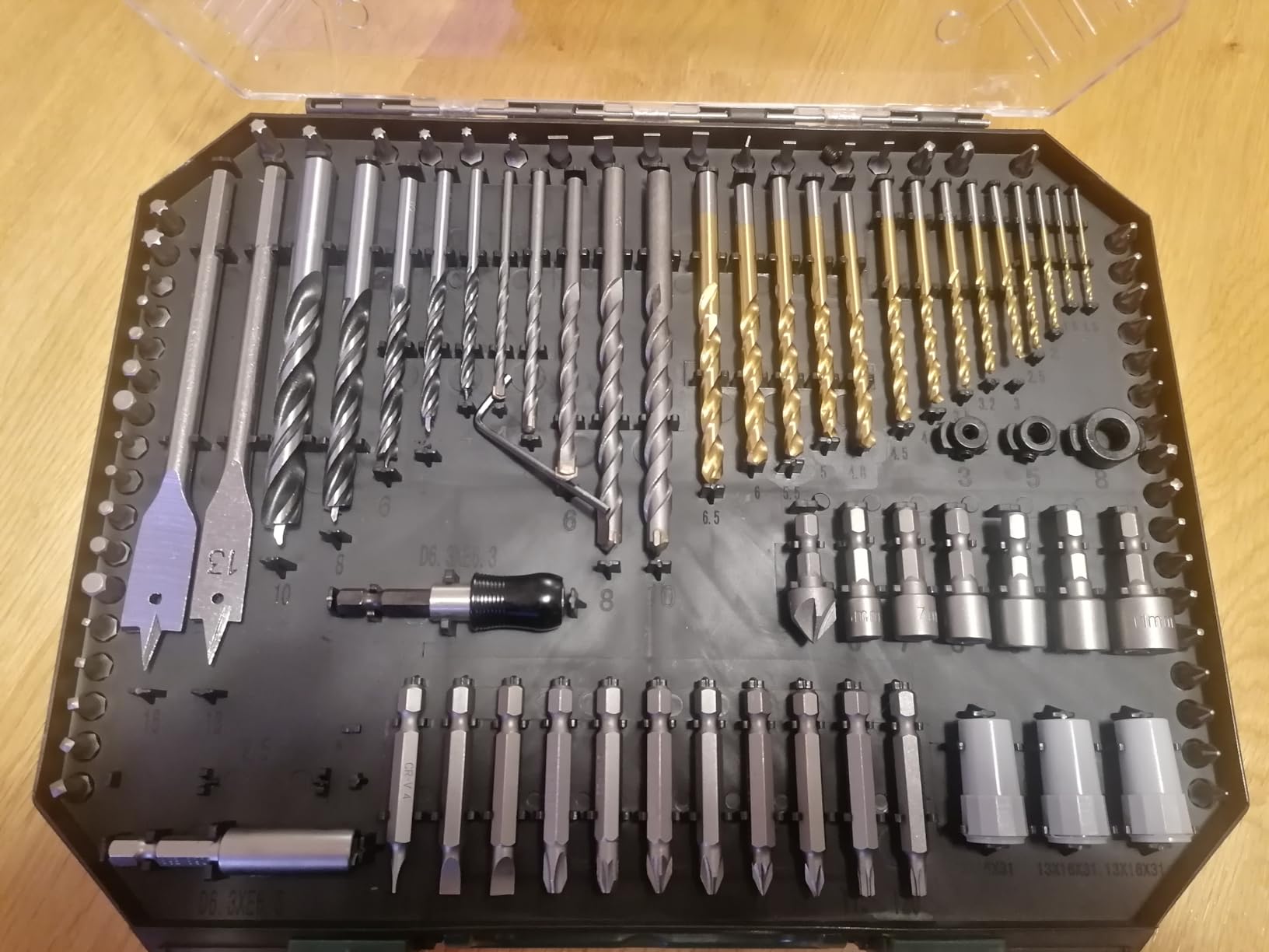CCLIFE DIY Tools Coffret Forets 400 Pièces HSS Titane