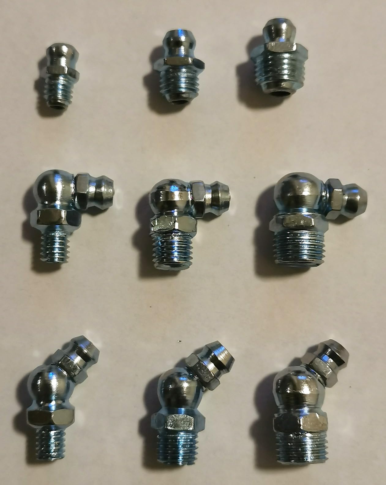 CCLIFE DIY Tools graisseurs M6 M8 M10 coffret 110 pièces