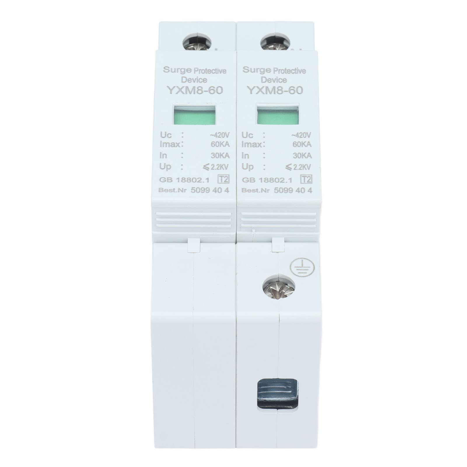 Jadeshay Installation Électrique Parafoudre 2P 60kA YXM8-60