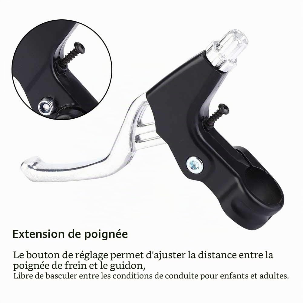OUKENS Pièces de roue Leviers Frein Vélo Alu Argent 22mm