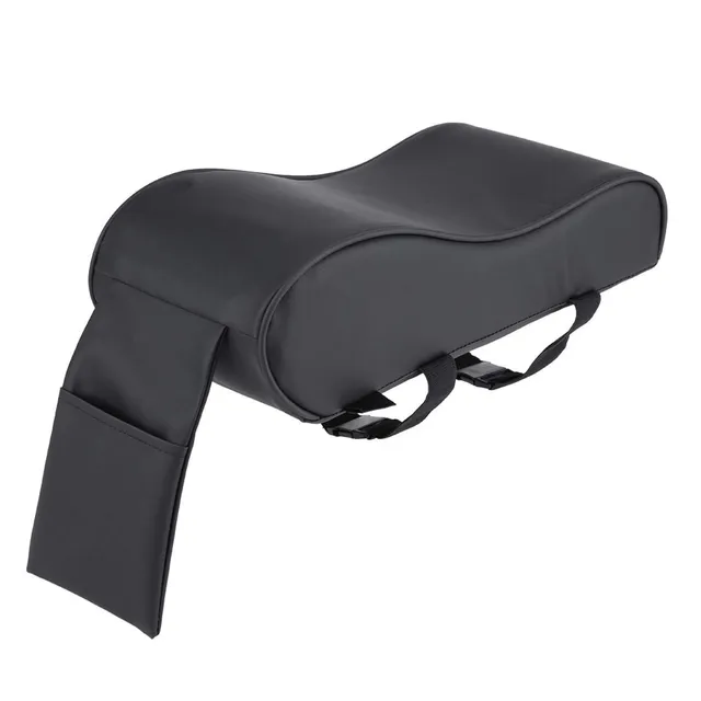 OUKENS Accessoires automobiles coussin accoudoir voiture cuir noir