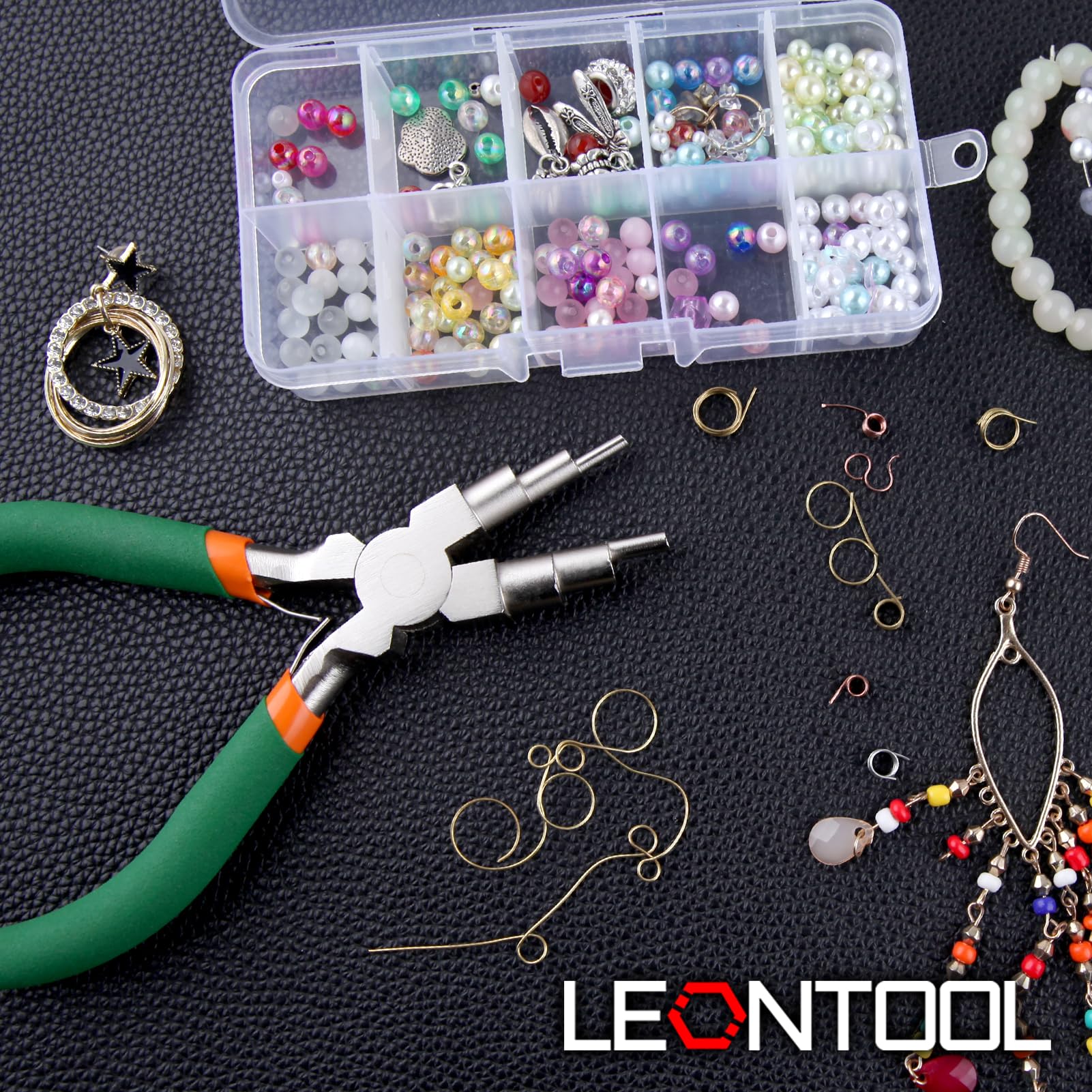 LEONTOOL Pinces pince à boucler 6 en 1 3-10 mm poignée TPR