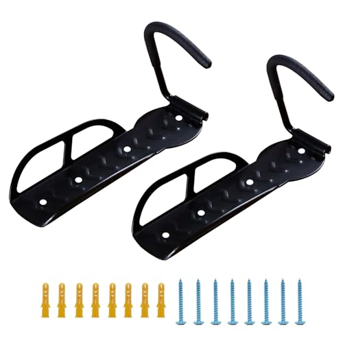CCLIFE DIY Tools Support Vélo Mural 2 pcs 35 kg Acier