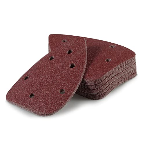 LEONTOOL Sanding papier verre souris grain 80 6 trous lot 30