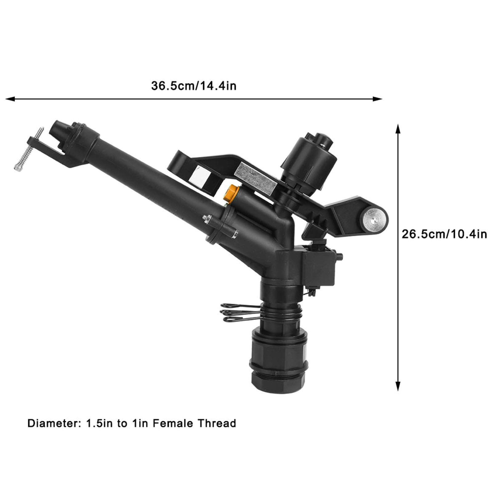 OUKENS Arroseur irrigation rotatif 360° DN25 bras oscillant