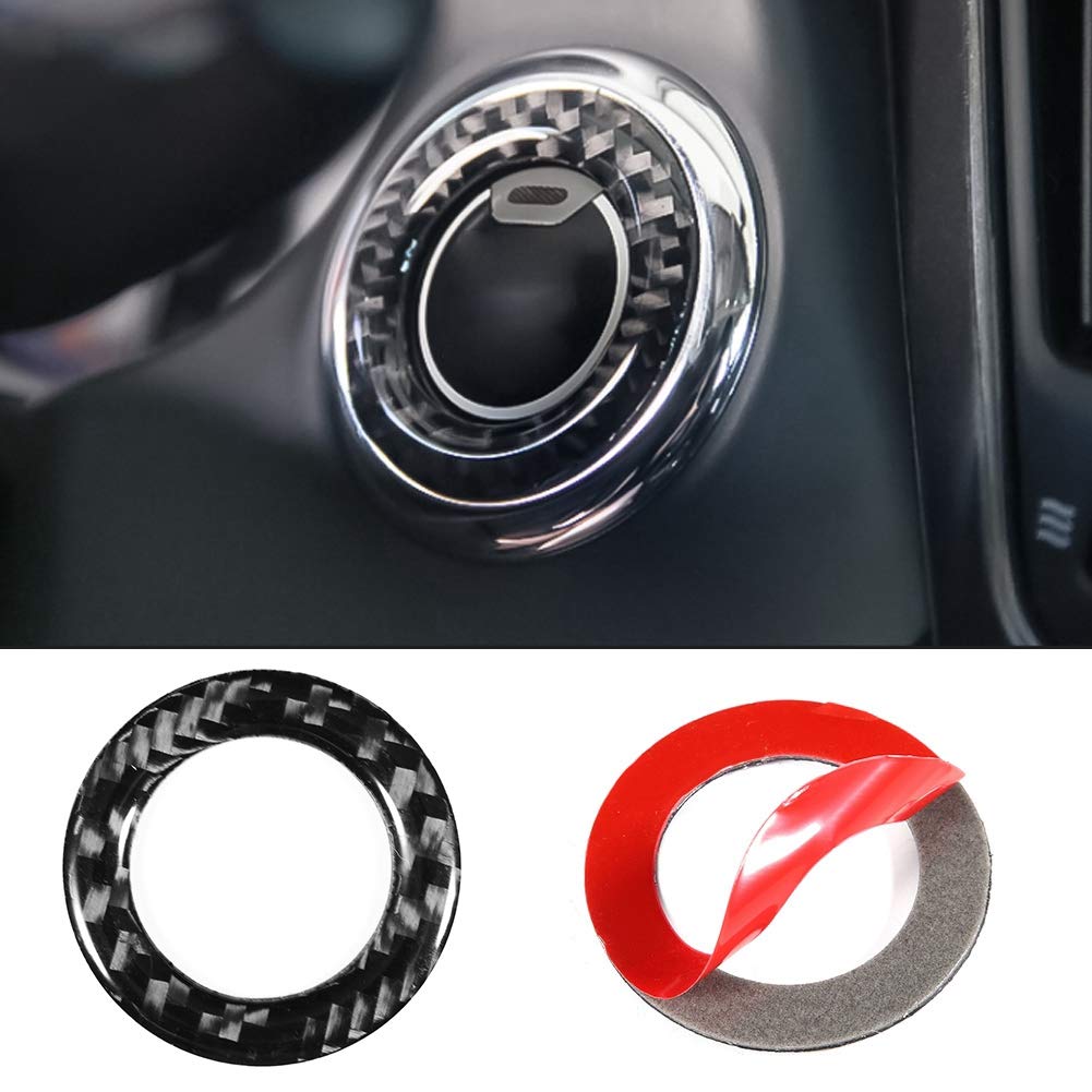 OUKENS Bouton Démarrage Carbone Infiniti Q50 Q60 14-18