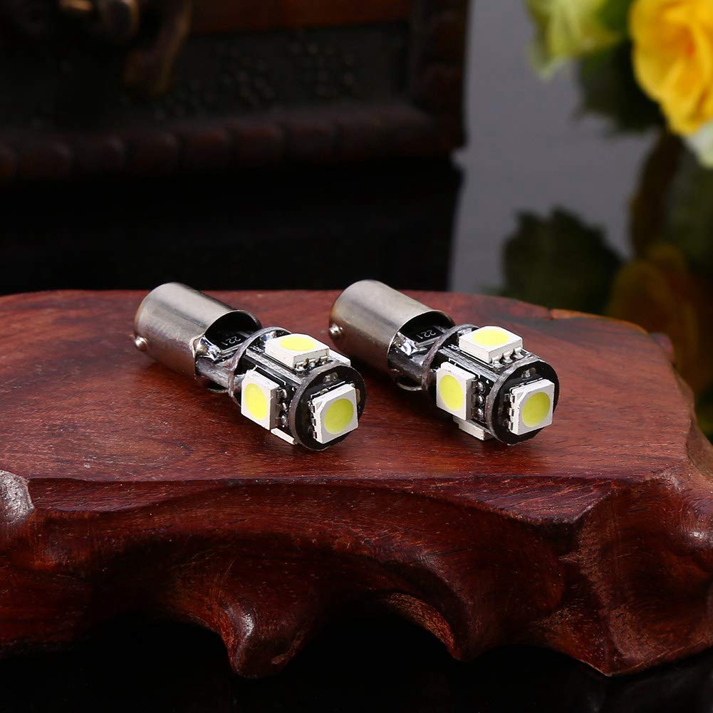 OUKENS Ampoule LED BA9S H6W Auto 360° Lot de 2