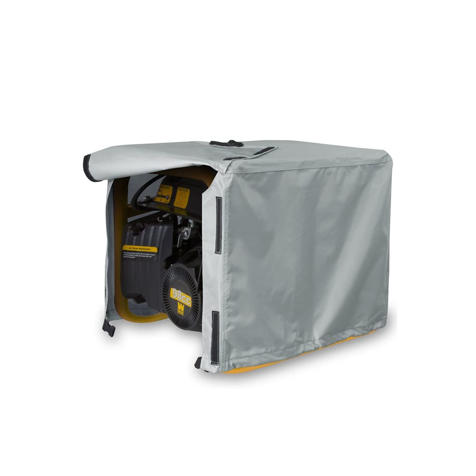 OUKENS Housse générateur gris 3000-5000W 89x66x71 cm