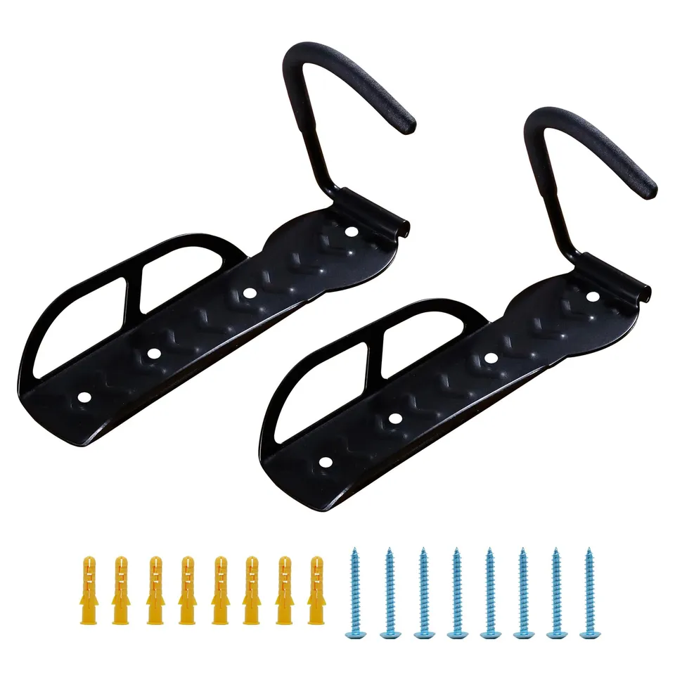 CCLIFE DIY Tools Support Vélo Mural 2 pcs 35 kg Acier