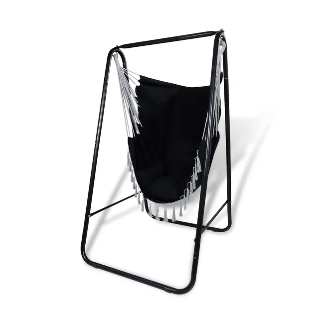 CCLIFE DIY Tools fauteuil suspendu noir 100 kg 85x103x153 cm