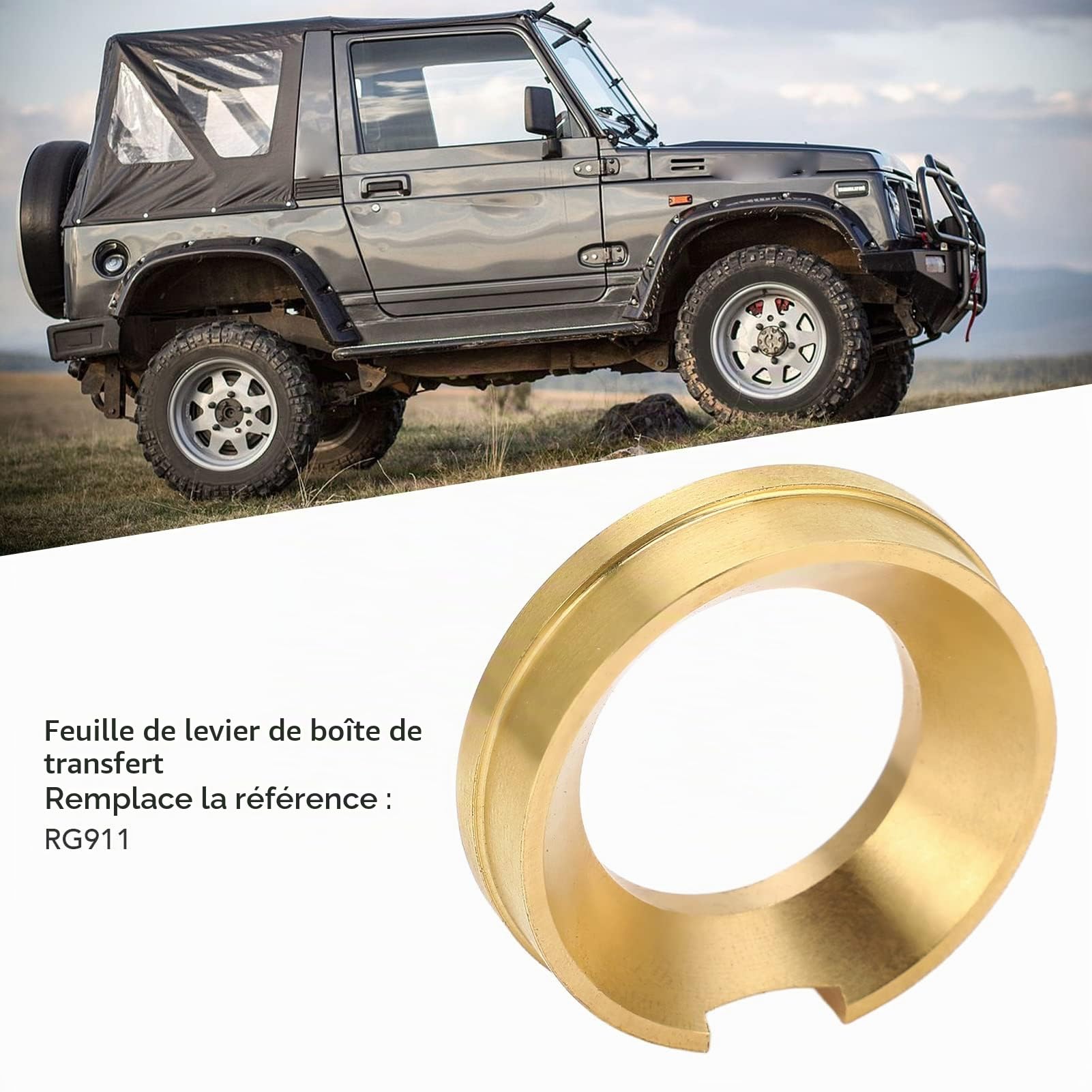OUKENS Pièces auto moto plaque transfert RG911 Samurai laiton