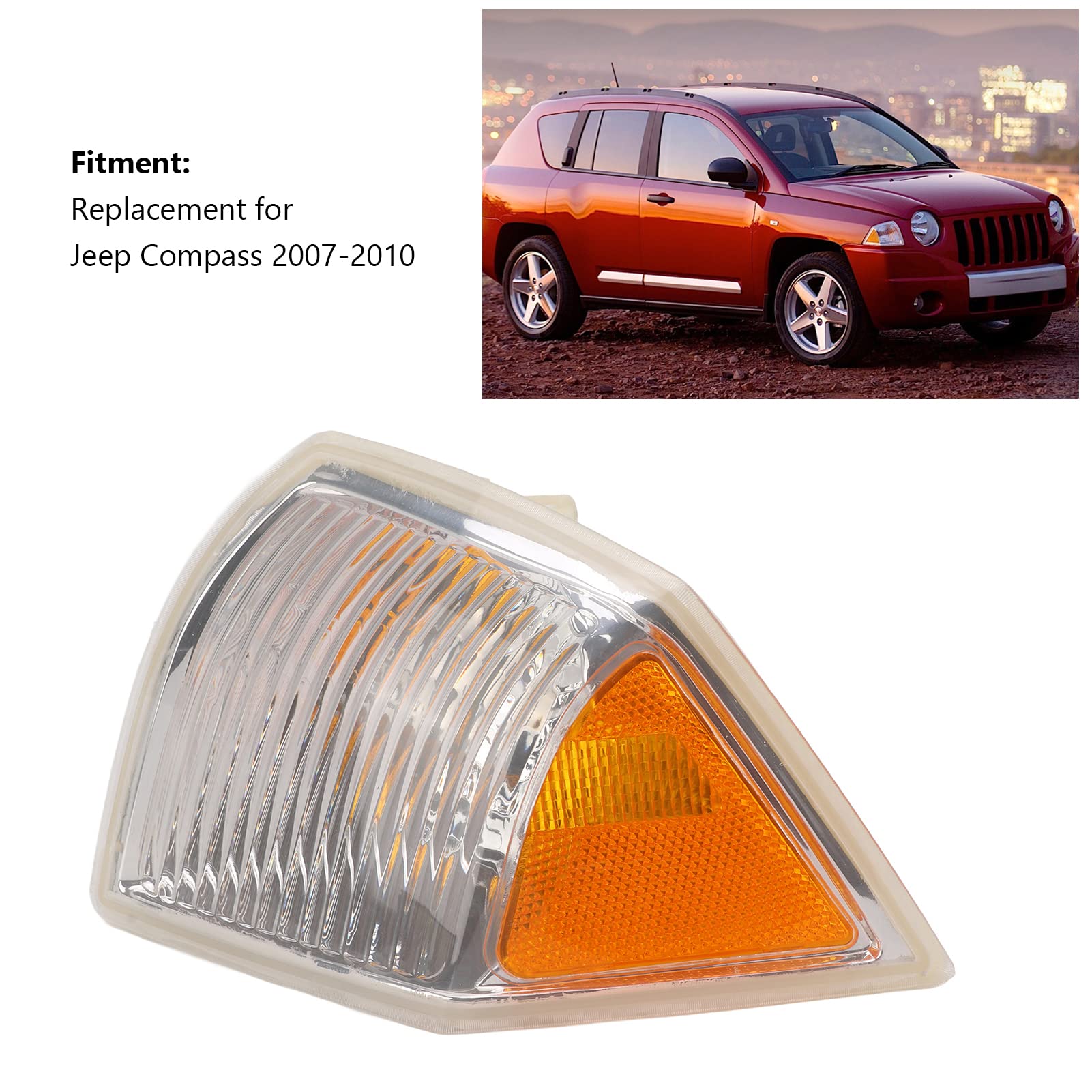 OUKENS Boîtier feu latéral gauche Jeep Compass 2007-2010 ABS