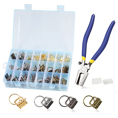 LEONTOOL Pinces Émetteurs Clés Porte-clés 32 pièces 2 cm 4 couleurs