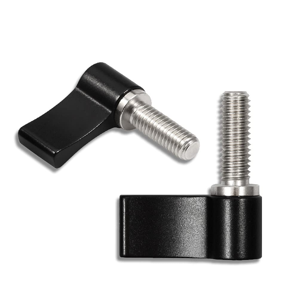 LEONTOOL Vis et Écrous bouton M6x17 mm noir lot 2