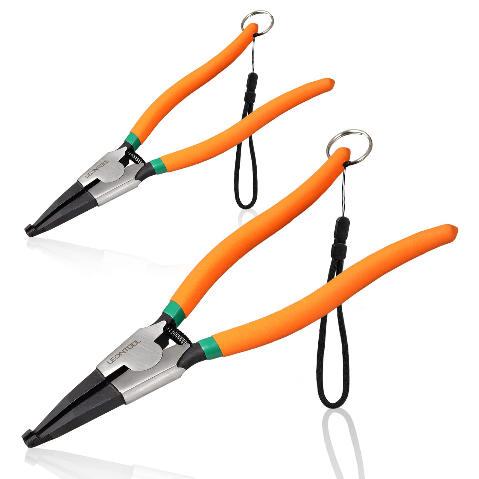 LEONTOOL Pinces pince circlips 20,3+27,9cm anneau+corde