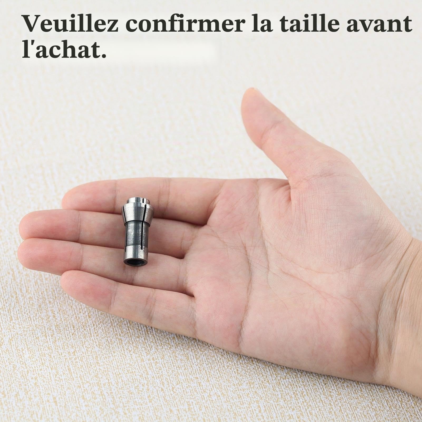 LEONTOOL Adaptateurs serrage 3 mm 6 mm lot de 4