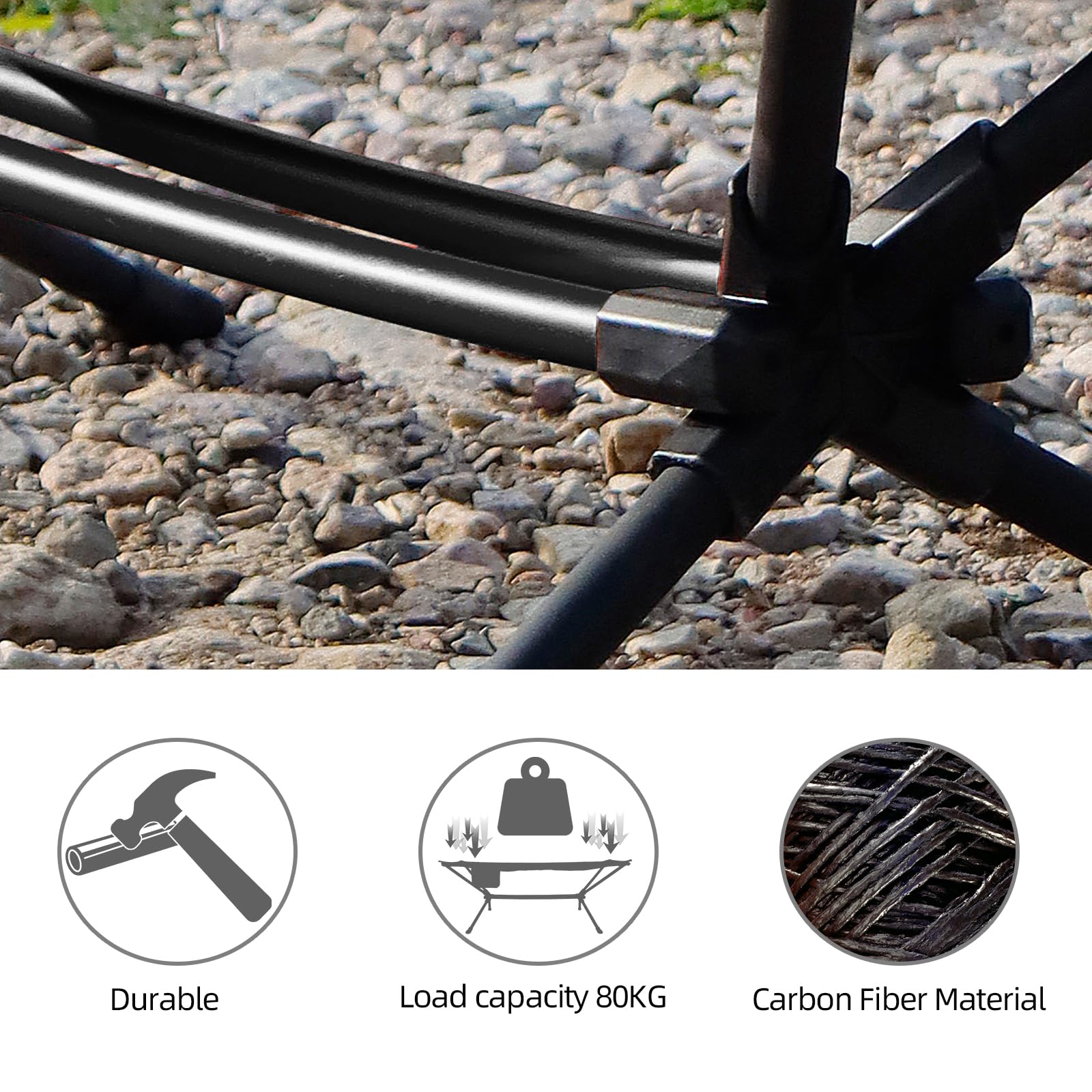 CCLIFE DIY Tools hamac camping armature 4,5 kg 80 kg