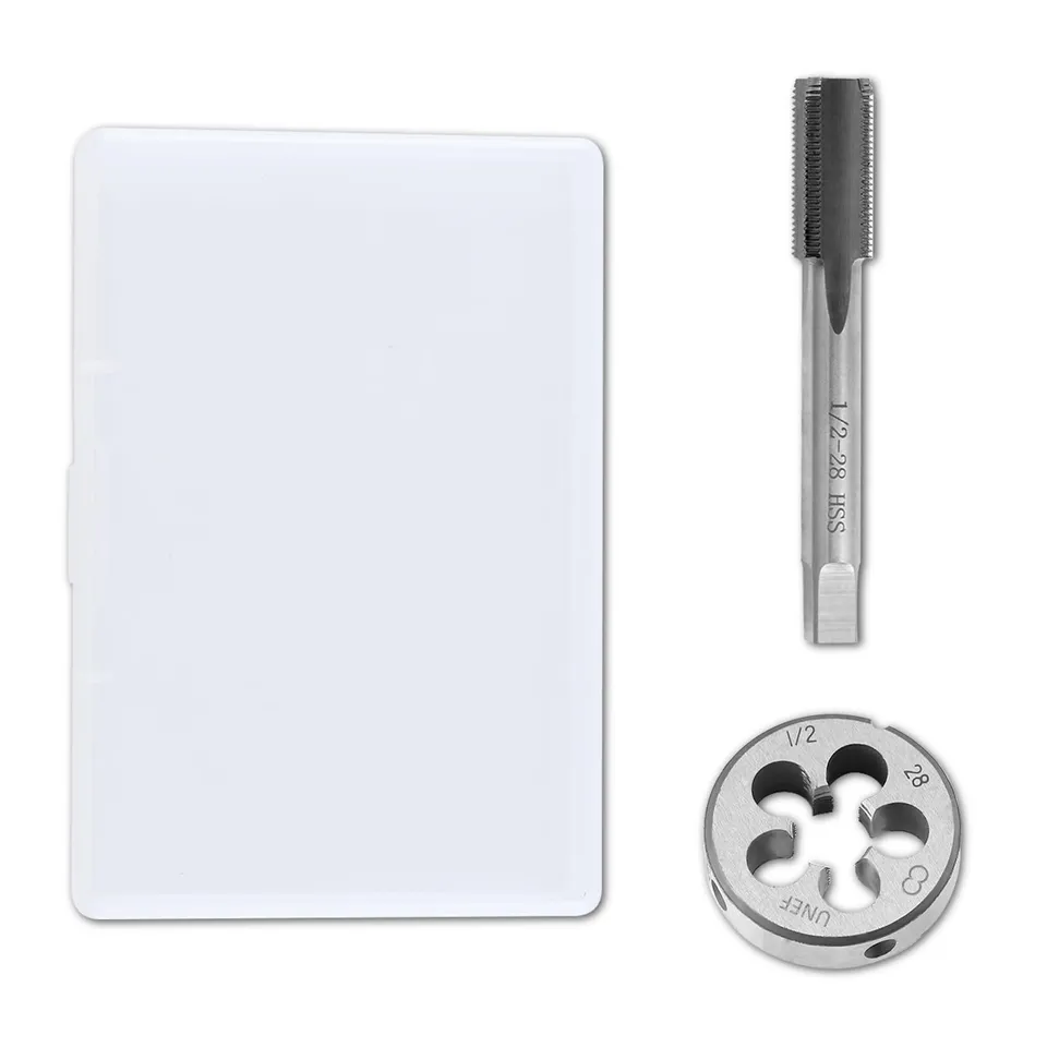 LEONTOOL Taraud filière 1/2"-28 UNEF HSS kit 2 pièces