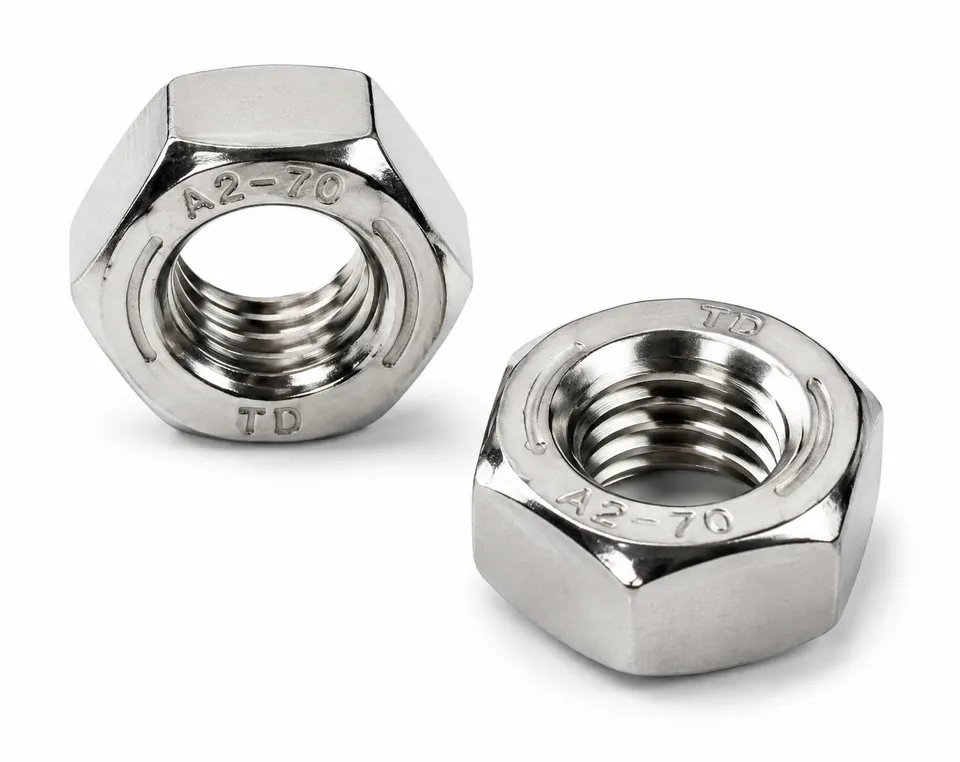 DAUMLINK Écrous M6LH écrou hexagonal filetage gauche inox 25 pcs