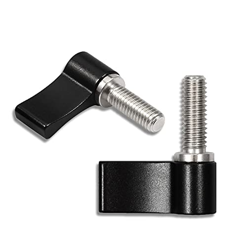 LEONTOOL Vis et Écrous bouton M6x17 mm noir lot 2