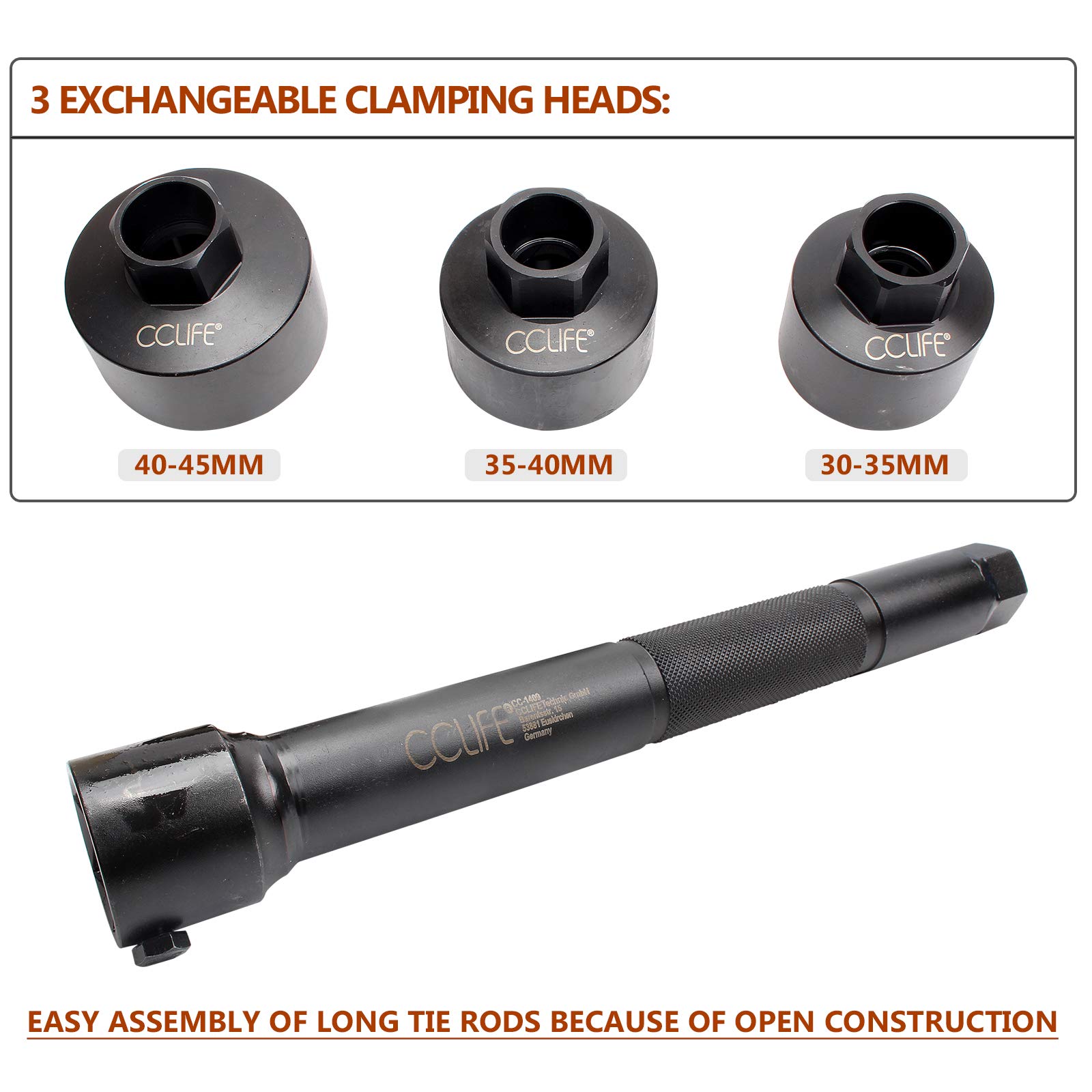 CCLIFE Steering Suspension extracteur de rotule axiale 30-45 mm