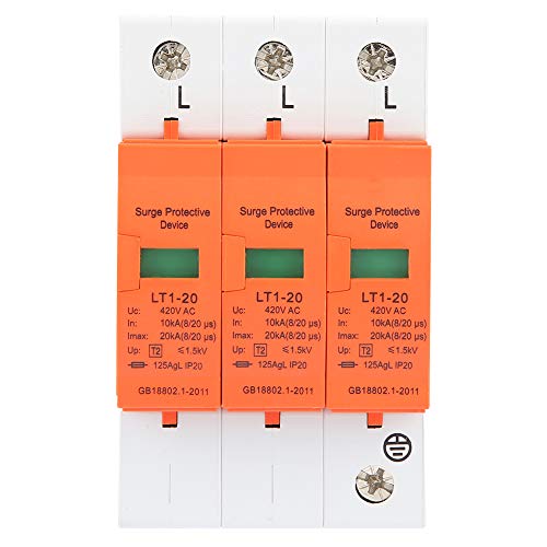 Jadeshay Installation Électrique Parafoudre 3P 20kA 420V