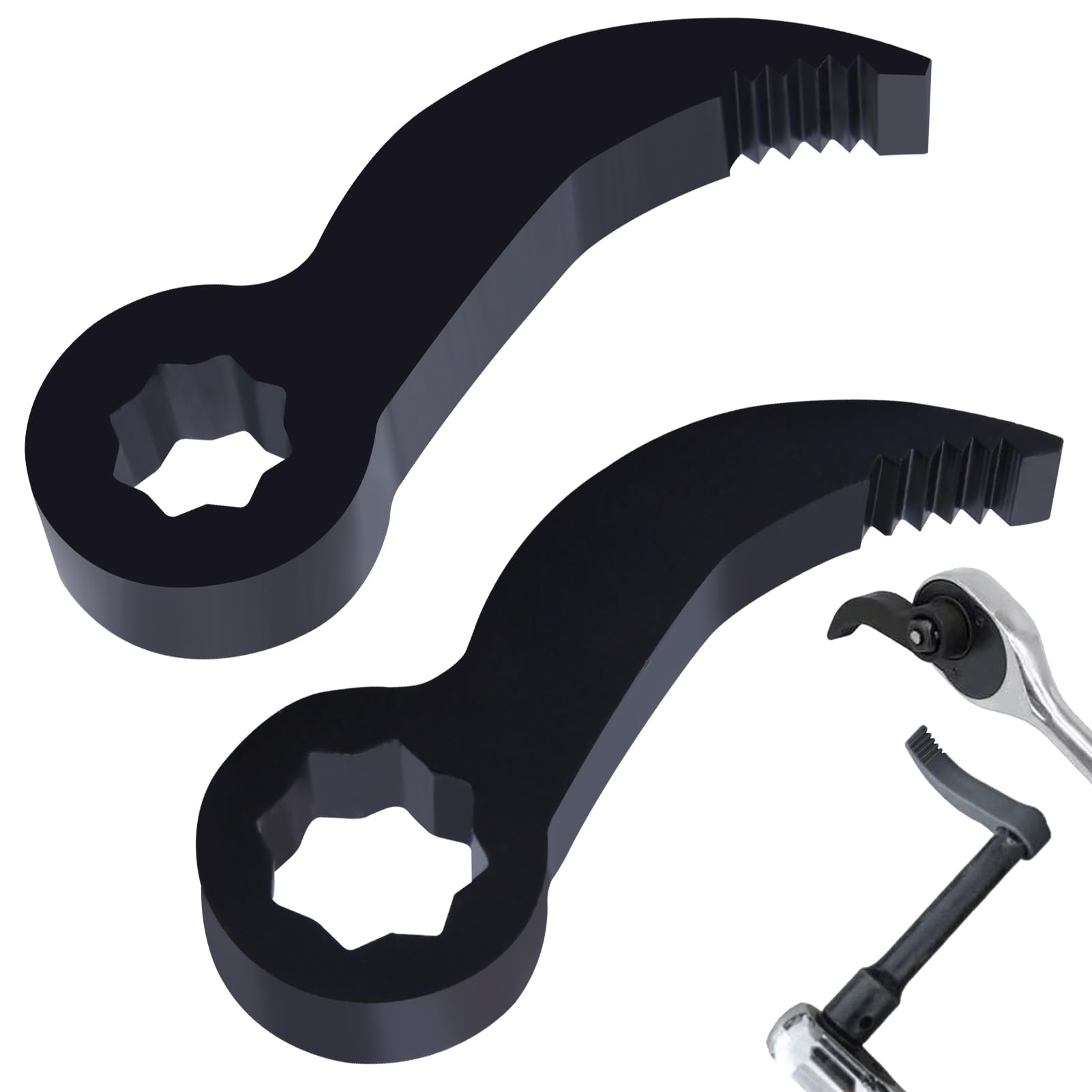 LEONTOOL Jeux de Douilles Tête Adaptateur Levier 3/8" 1/2" Lot 2
