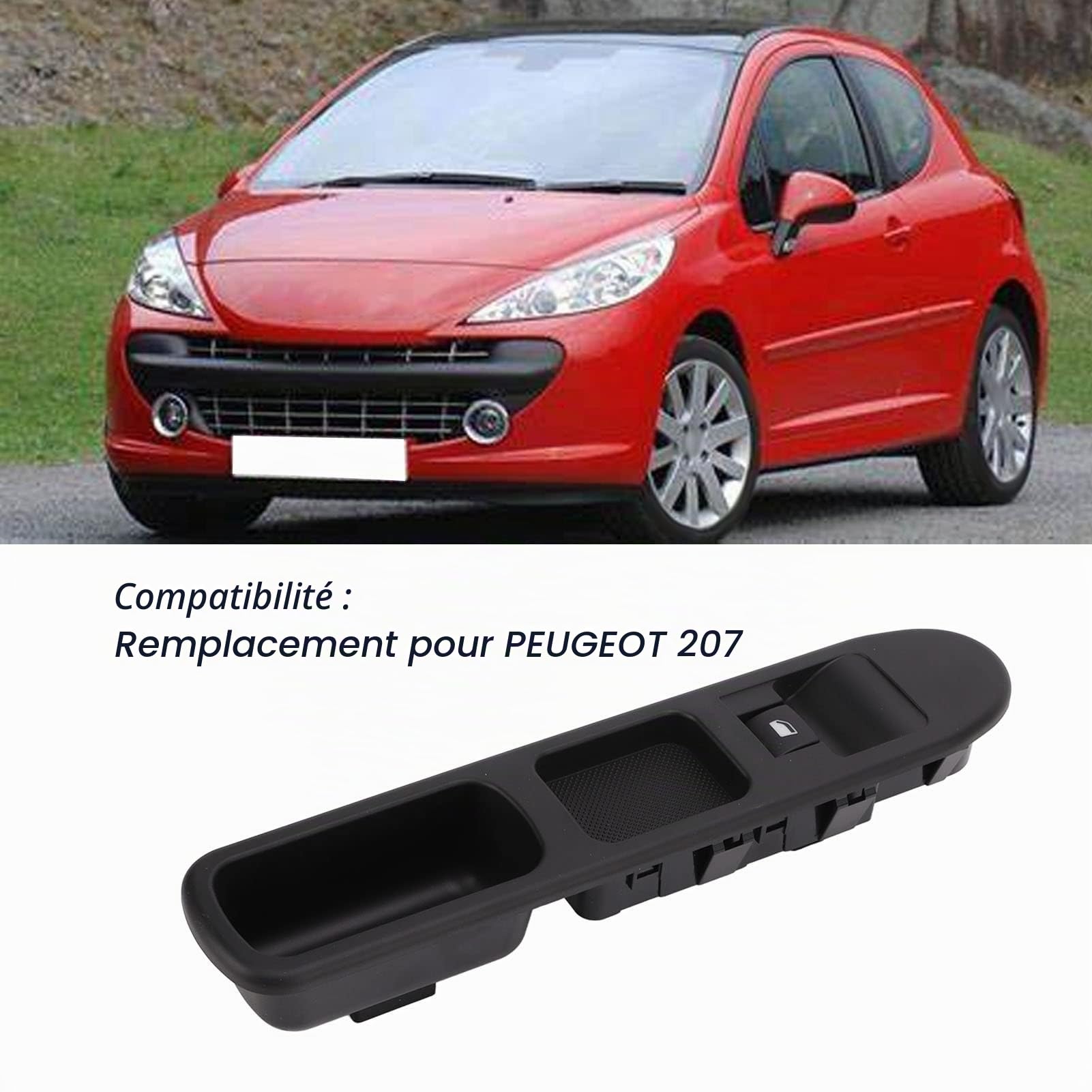 OUKENS 6490.HQ Bouton lève-vitre 207 avant ABS
