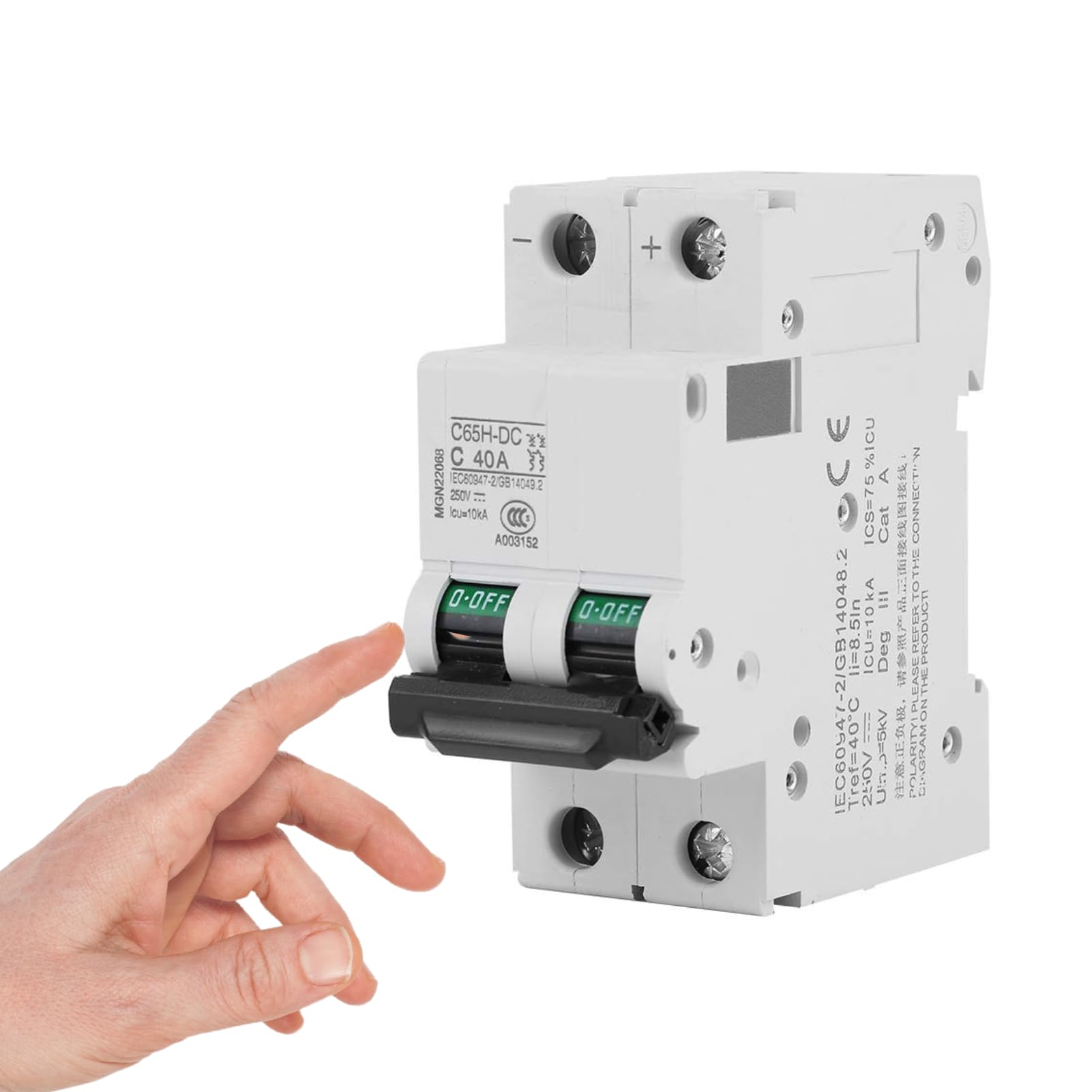 Jadeshay Installation Électrique Disjoncteur DC 2P 40A 250V