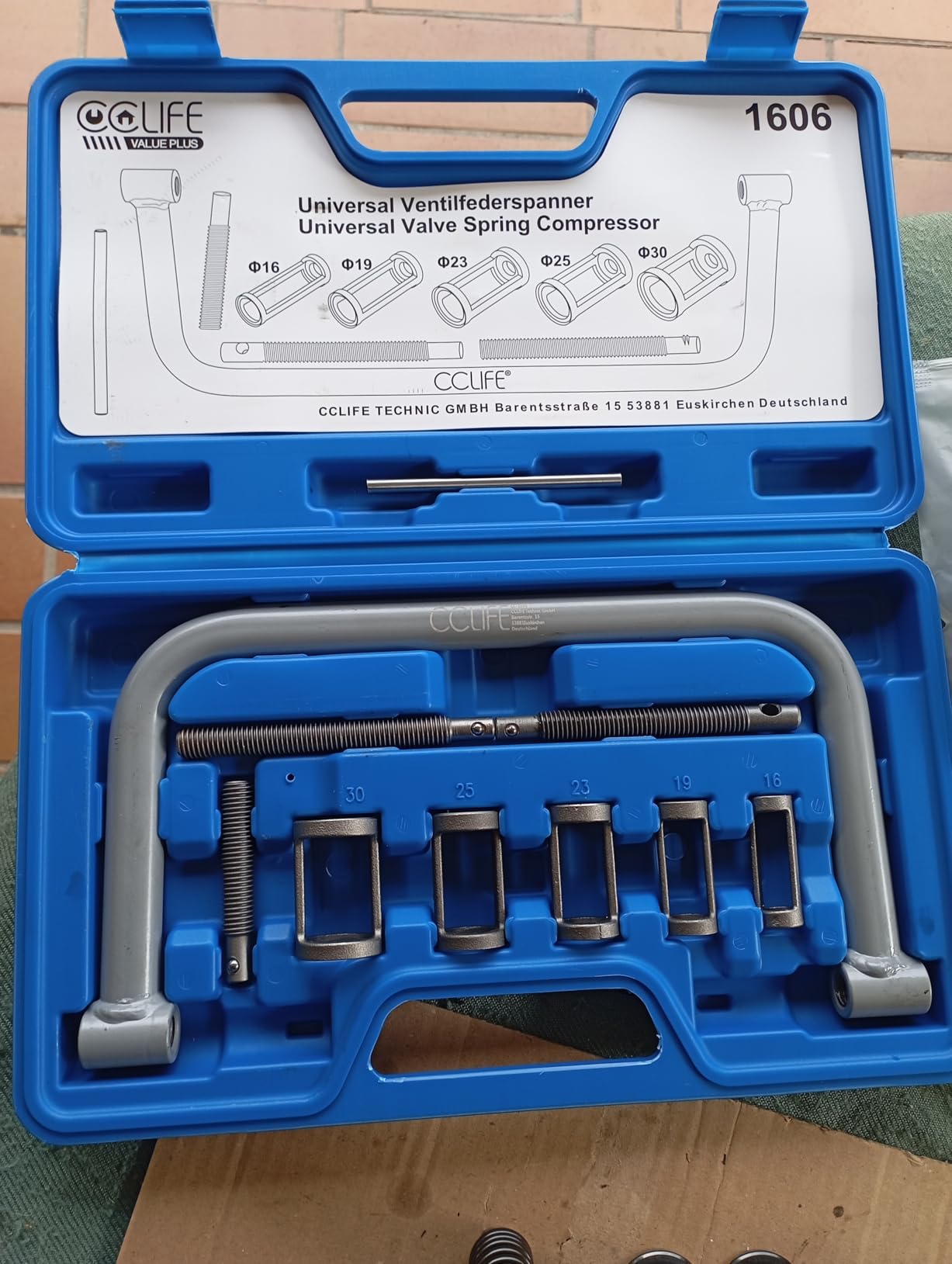 CCLIFE Spring Compressor compresseur ressort soupape 10 pièces