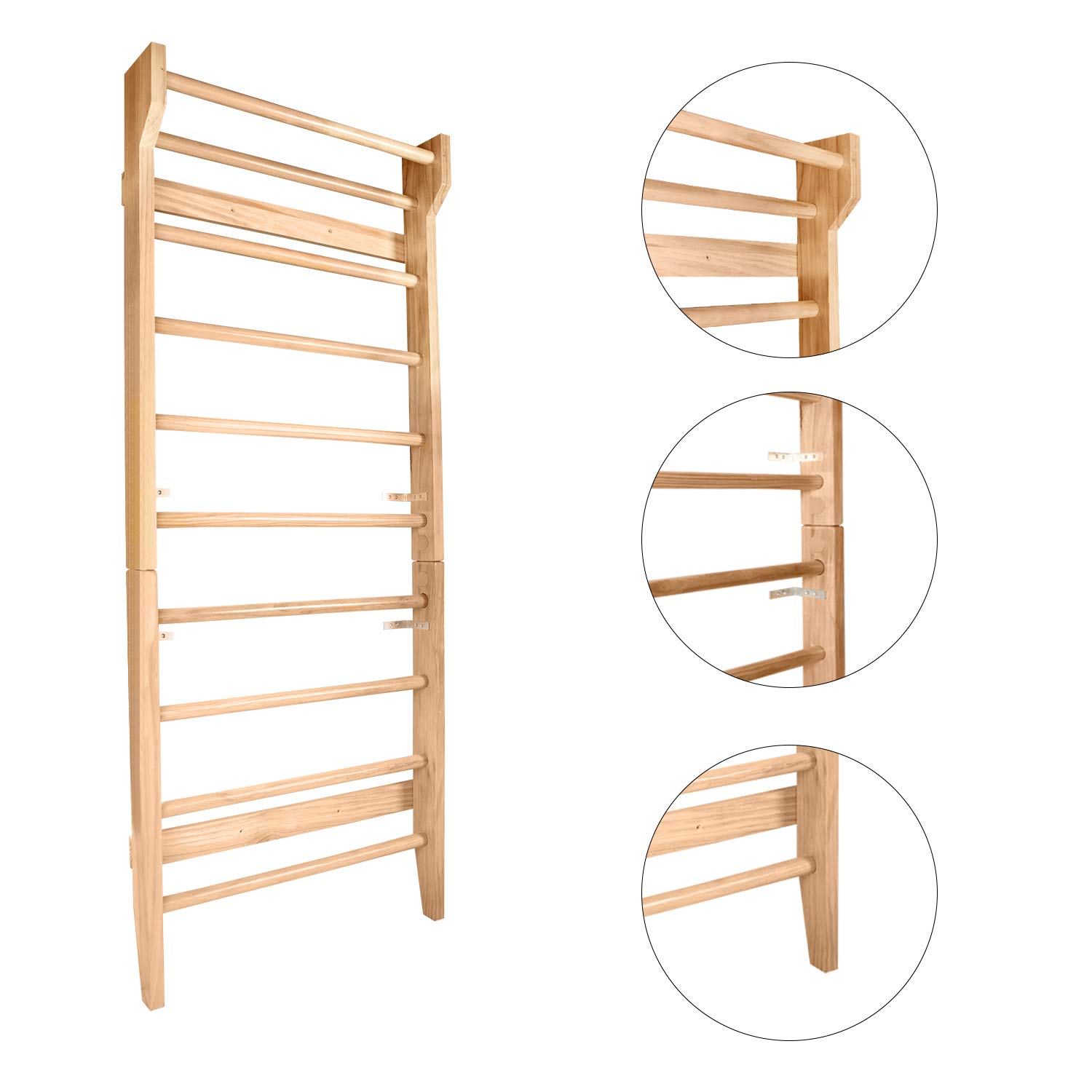 CCLIFE Sports & Yoga espalier bois suédois 195x80 cm 100 kg