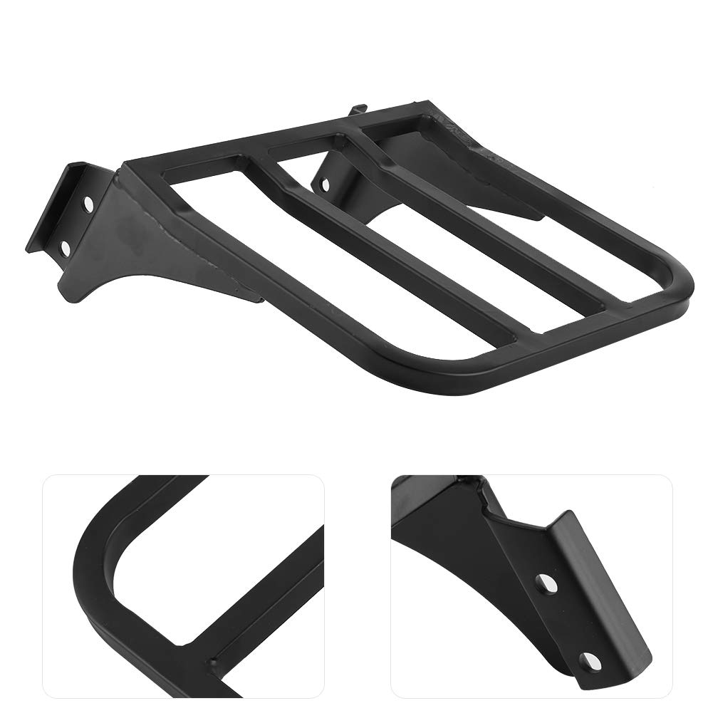 OUKENS Accessoires de moto Sissy Bar Porte-Bagages Acier XL FLST