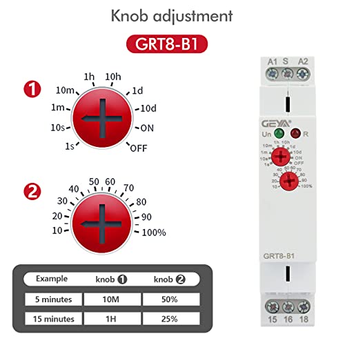 Jadeshay Installation Électrique relais temporisé GRT8-B1 220V